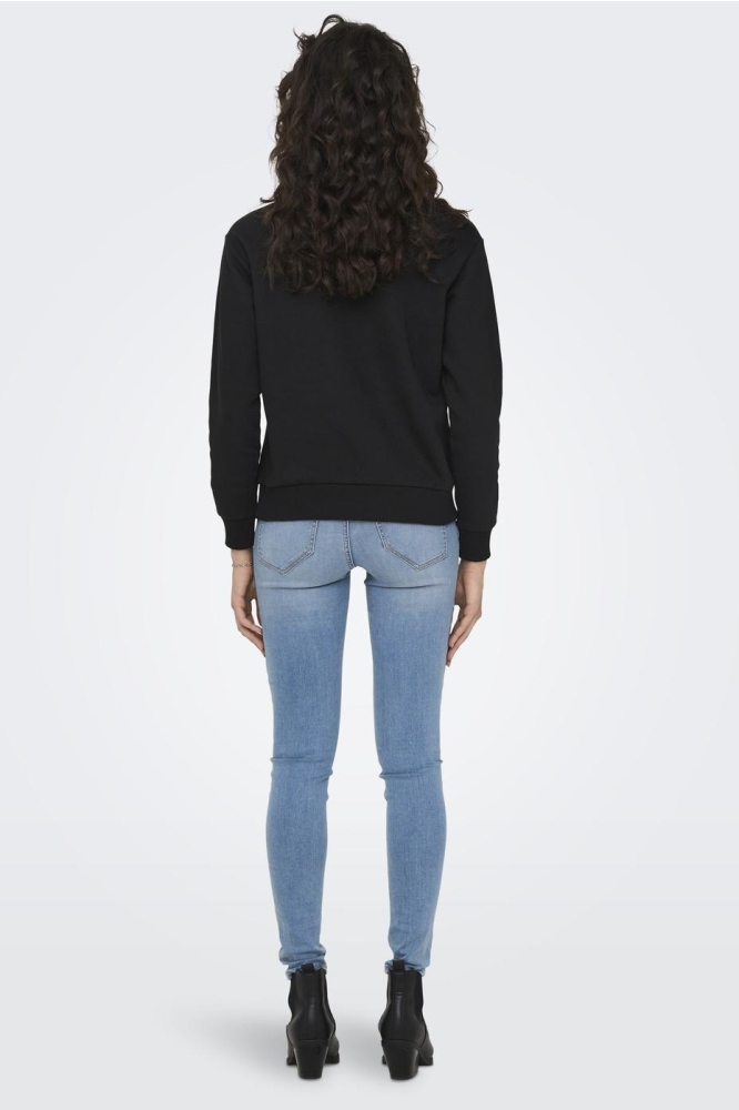 JDYPARIS L/S EMB SWEAT JRS 15221015 Black/PARIS HEART
